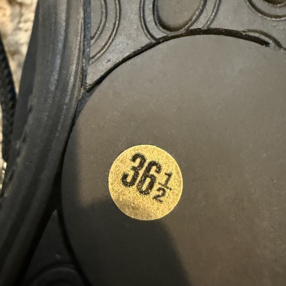 Bottega Veneta‎ Shoes Womens Size 36.5 Black Woven Leather Toe Italian Lace Up - Picture 8 of 9